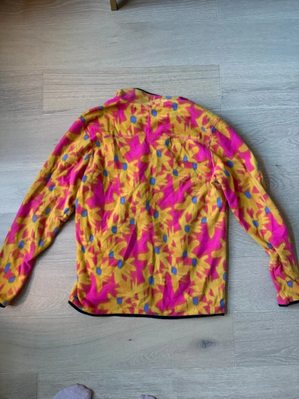 The North Face Glacier Flower 1/4 Zip Fleece Sweater Retro Streetwear - NWT - M